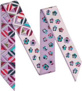 100% Mulberry Silk Scarf for Women Neck, Handbags,Bags, Purse, Hair Head Ribbon Skinny Scarf Silk Headband Scarf