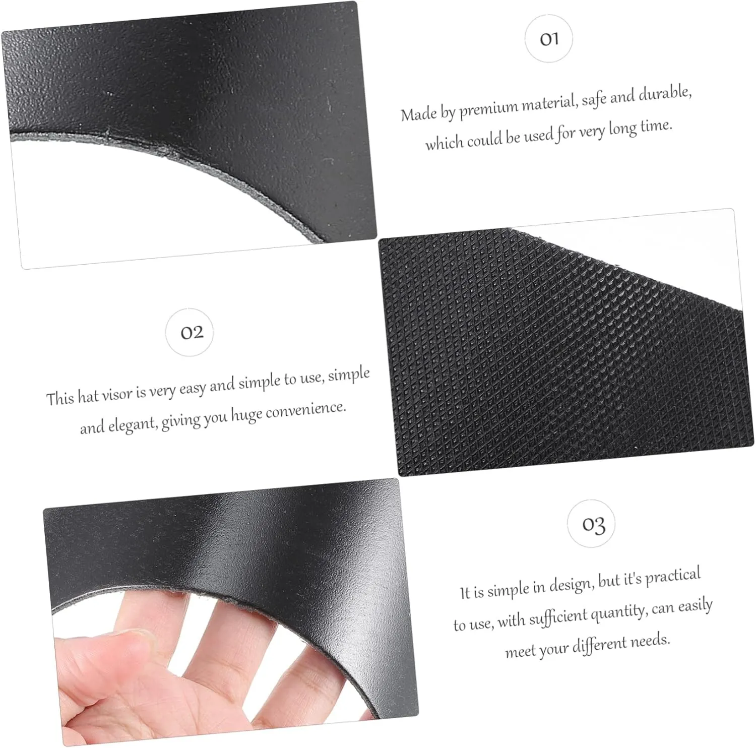 10pcs Peaked Cap Visor Sun Hat Caps Visor Womens Baseball Caps Visor for Hats for Women Sun Visor Sports
