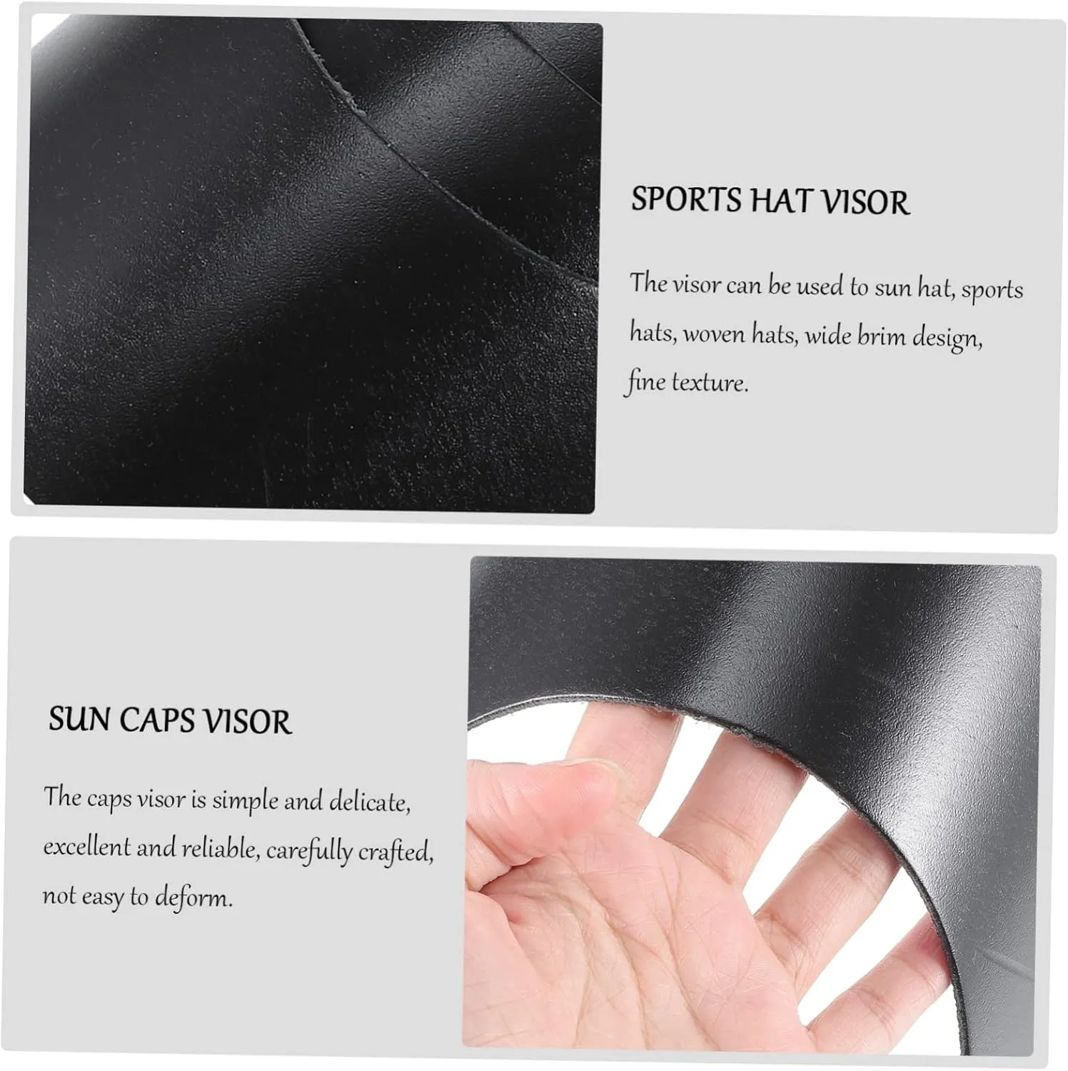 10pcs Peaked Cap Visor Sun Hat Caps Visor Womens Baseball Caps Visor for Hats for Women Sun Visor Sports