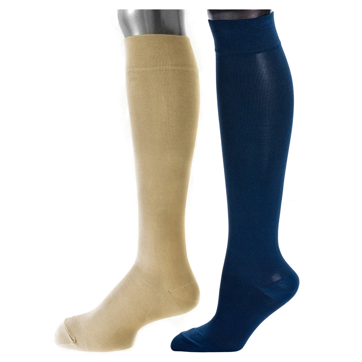 Be Shapy | Knee High Length Compression Socks for Daily Use | Medias Largas para Caballero