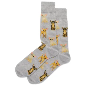 Chihuahua Men's Crew Socks