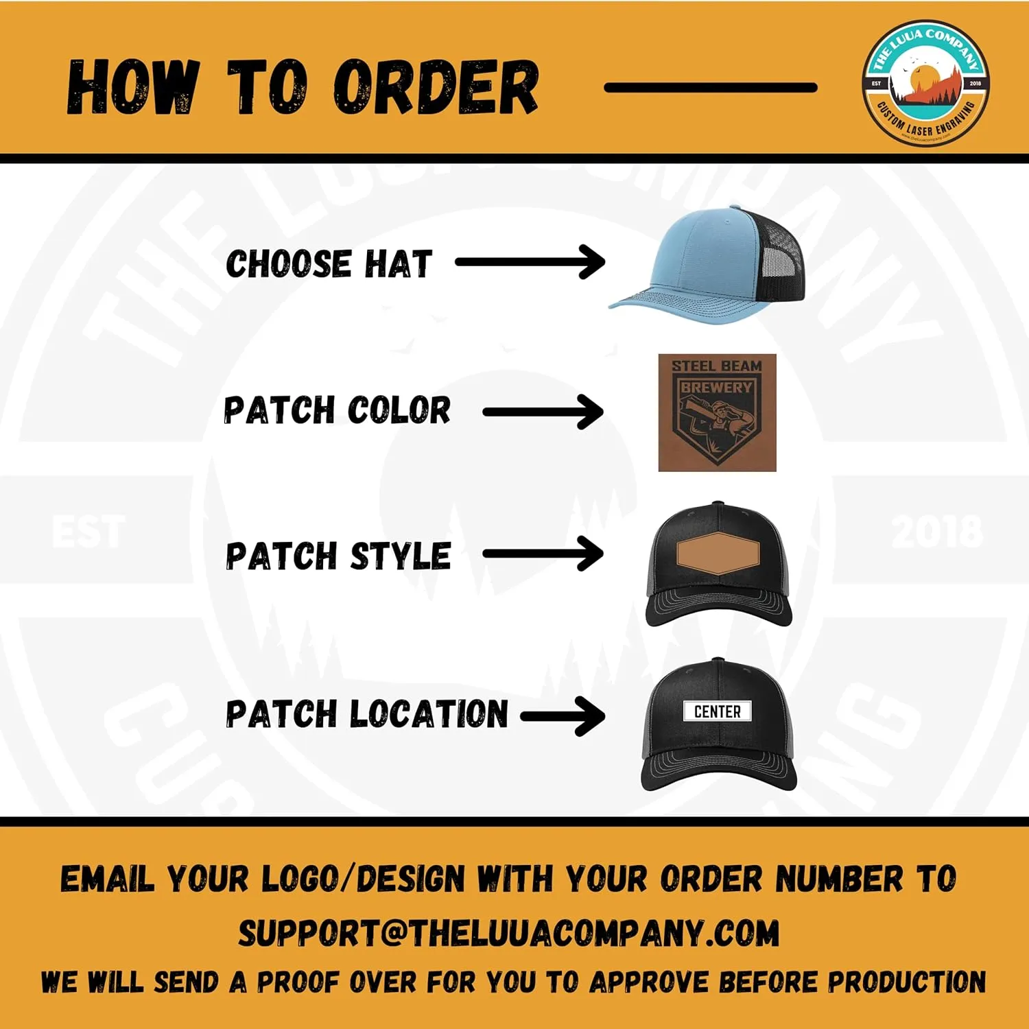 Custom Leather Patch Richardson 112 Trucker Hat for Men & Women - 6 Panel Structured Baseball Cap with Snapback Enclosure (6 - Pack, navy/charcoal)
