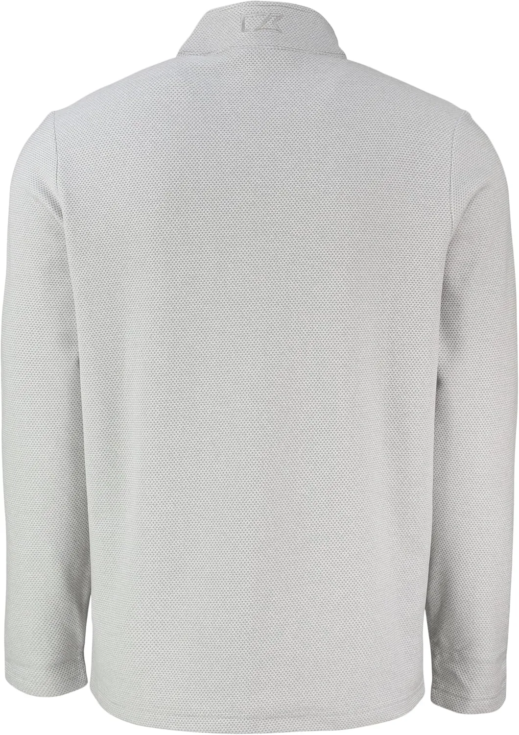 Cutter & Buck Hunts Point Eco Textured Fleece Recycled Mens Snap Pullover, Polished, XXXL