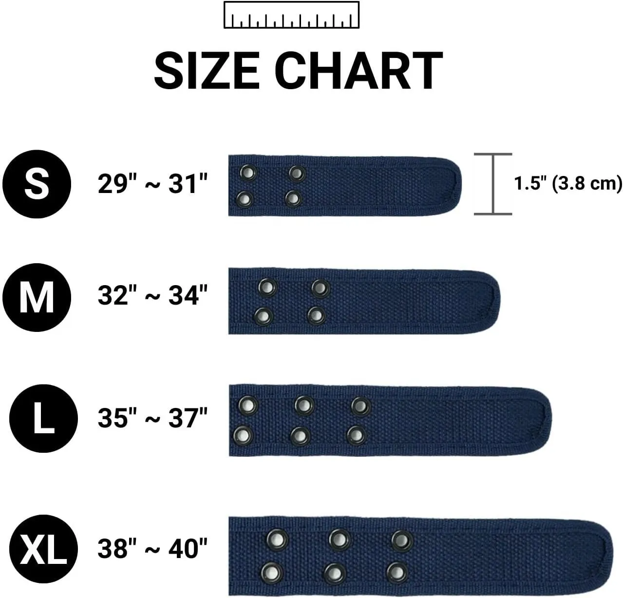 Funky Junque Premium Heavy Duty Tactical Belt - Father's Day Gift - with Double Prongs for Men & Women