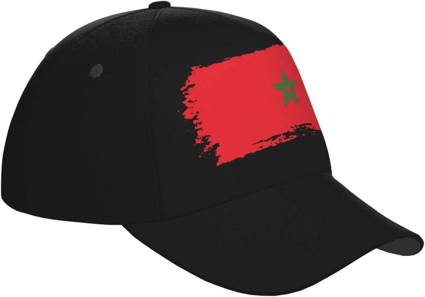 Funny Morocco Flag Flat Hat Morocco Baseball Hat for Women Men Sun Hat Funny Hats
