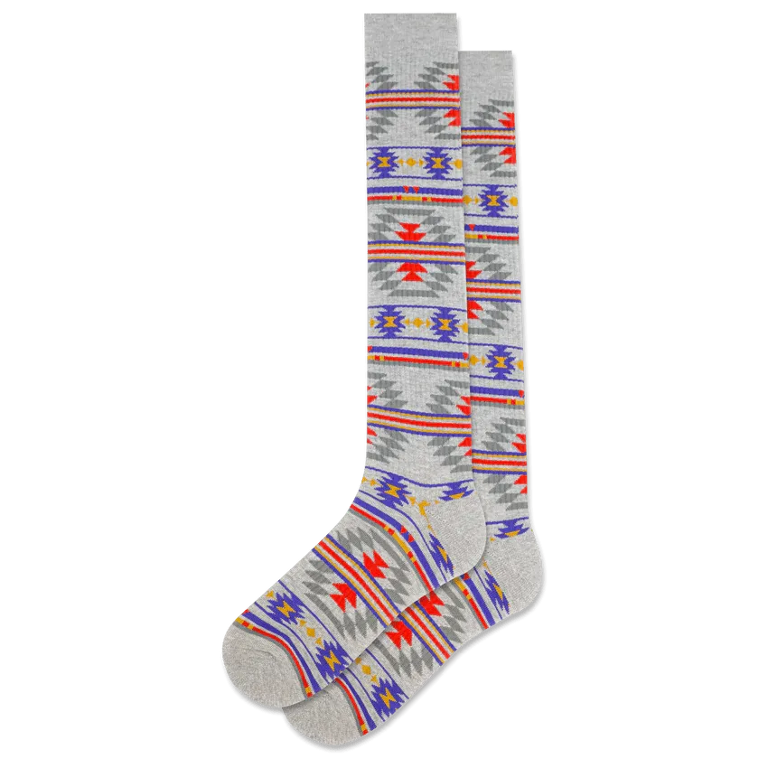 Geo Pattern Compression Socks