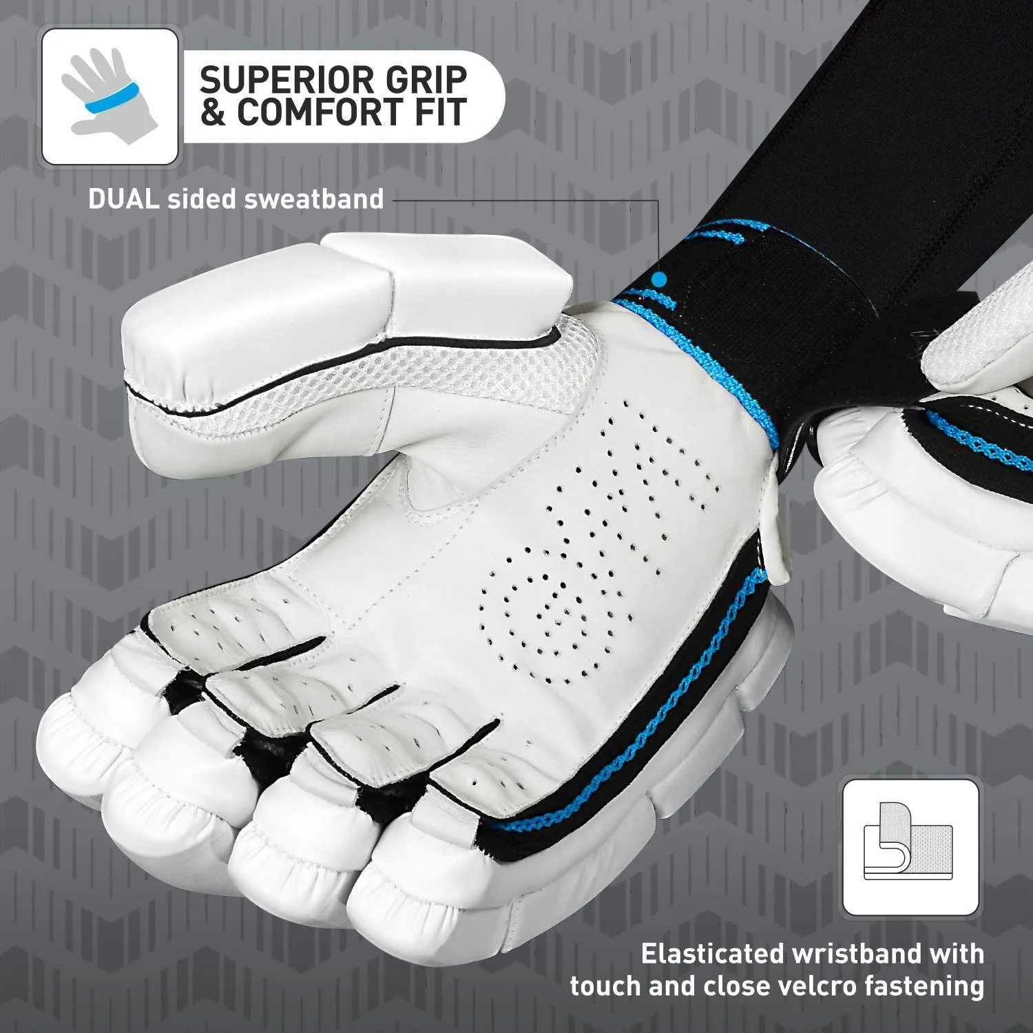 GUNN & MOORE Diamond 808 Adult Cricket Batting Gloves