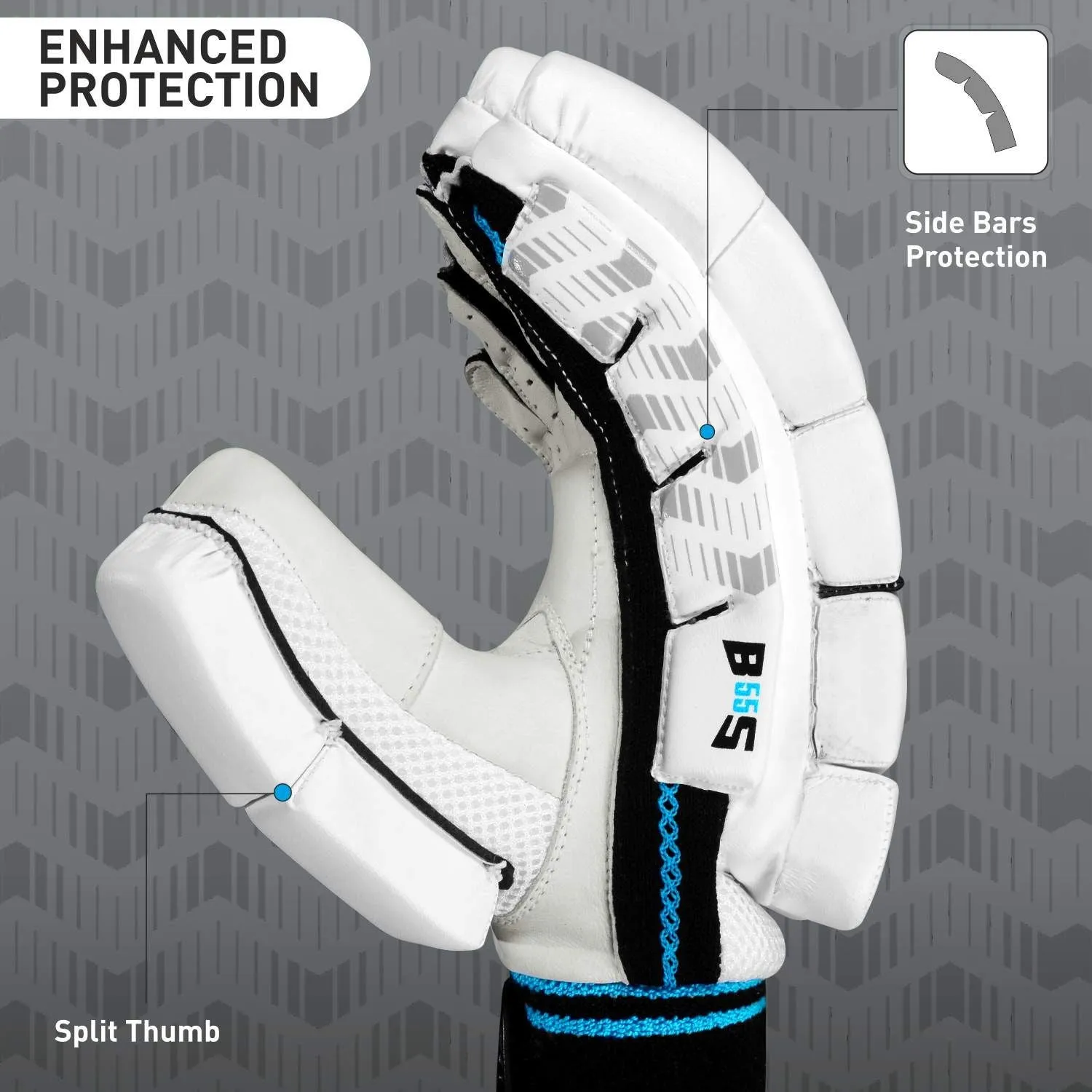 GUNN & MOORE Diamond 808 Adult Cricket Batting Gloves