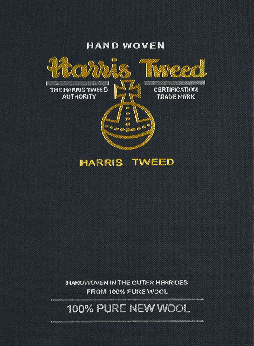 Harris Tweed Rope Blue Newsboy Cap