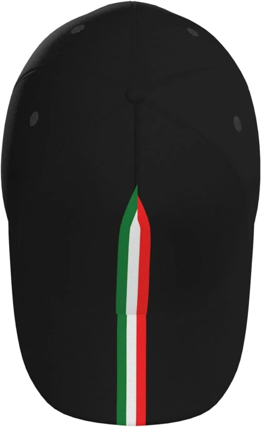 Italian Flag Baseball Cap for Men Women Italy Flag Hats Fashion Sun Cap Packable Outdoor Baseball Hat