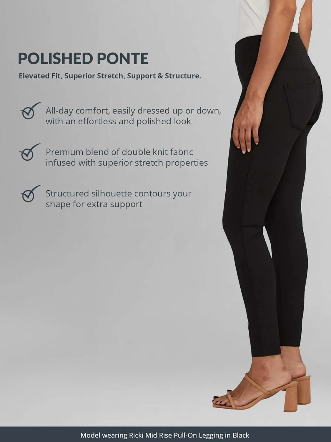 JAG Women's Polished Ponte Assorted Pants