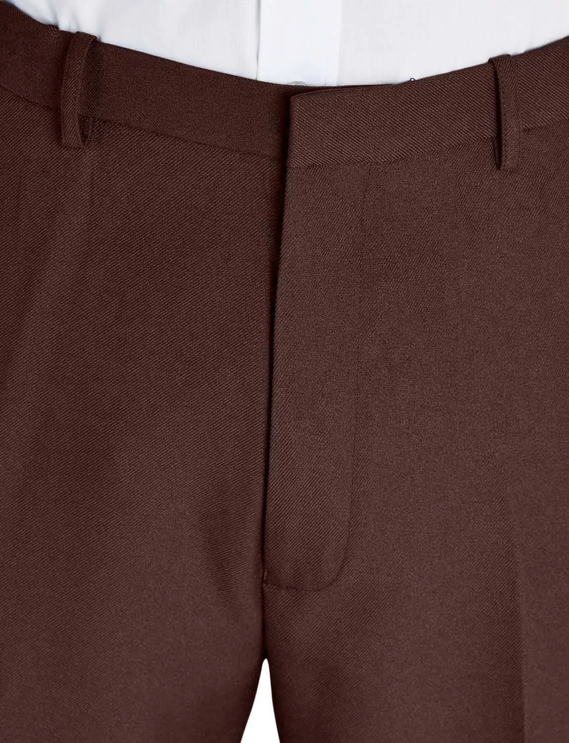 Men's Premium Smart Pants for Officework Stretch Waist Band - Pleated Formal Dress Slacks (Standard and Big & Tall)