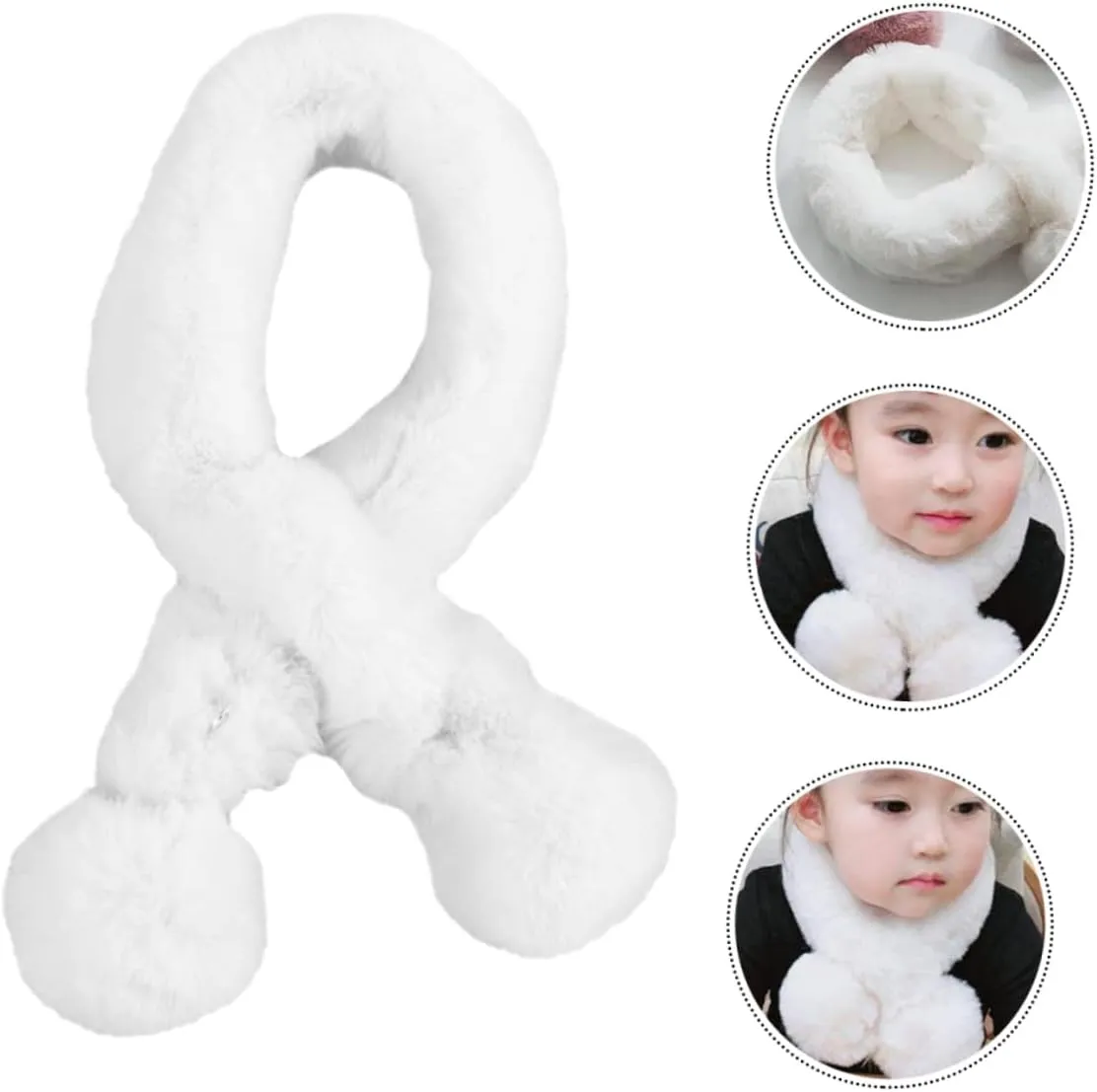 Scarf Sleeves Boys Valentine Blanket Hood Tassel Warmers Winter Gloves Men Christmas Fleece Gaiters