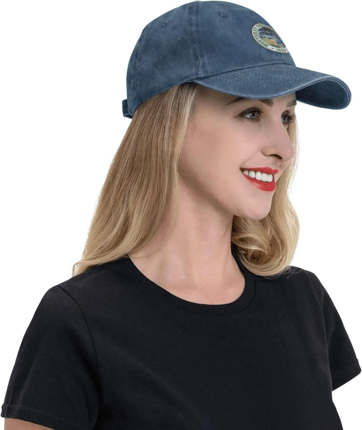 Seal of Monterey County, California Baseball Cap for Men Women Vintage Trucker Hat Golf Hats Dad Hat