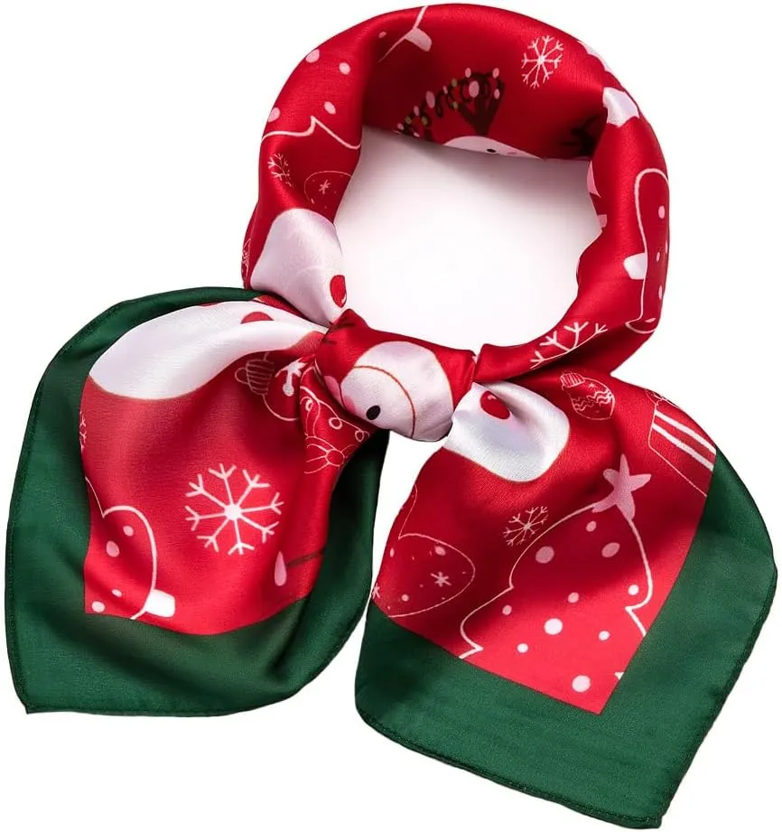 Silk Like Scarf Head Scarf Fashion Pattern Hair Scarf Design Neck Scarfs