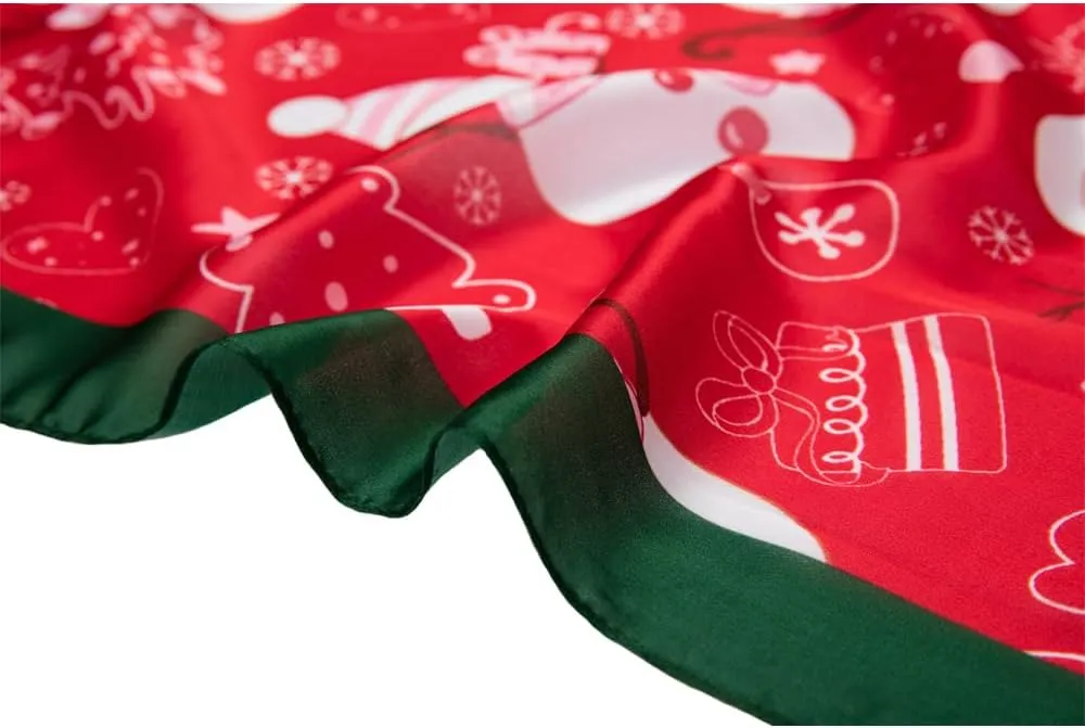 Silk Like Scarf Head Scarf Fashion Pattern Hair Scarf Design Neck Scarfs