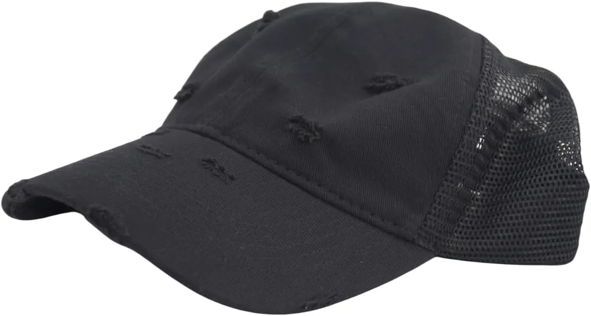 TSSGBL Vintage Cotton Washed Baseball Caps Unstructured Low Profile Adjustable Distressed Dad Hat for Men Women S-M-L-XXL