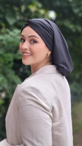 Uptown Girl Headwear Shorter Fashion Turban Snood Hijab Tichel Mantilla For Religious Jewish Muslim Christian Women