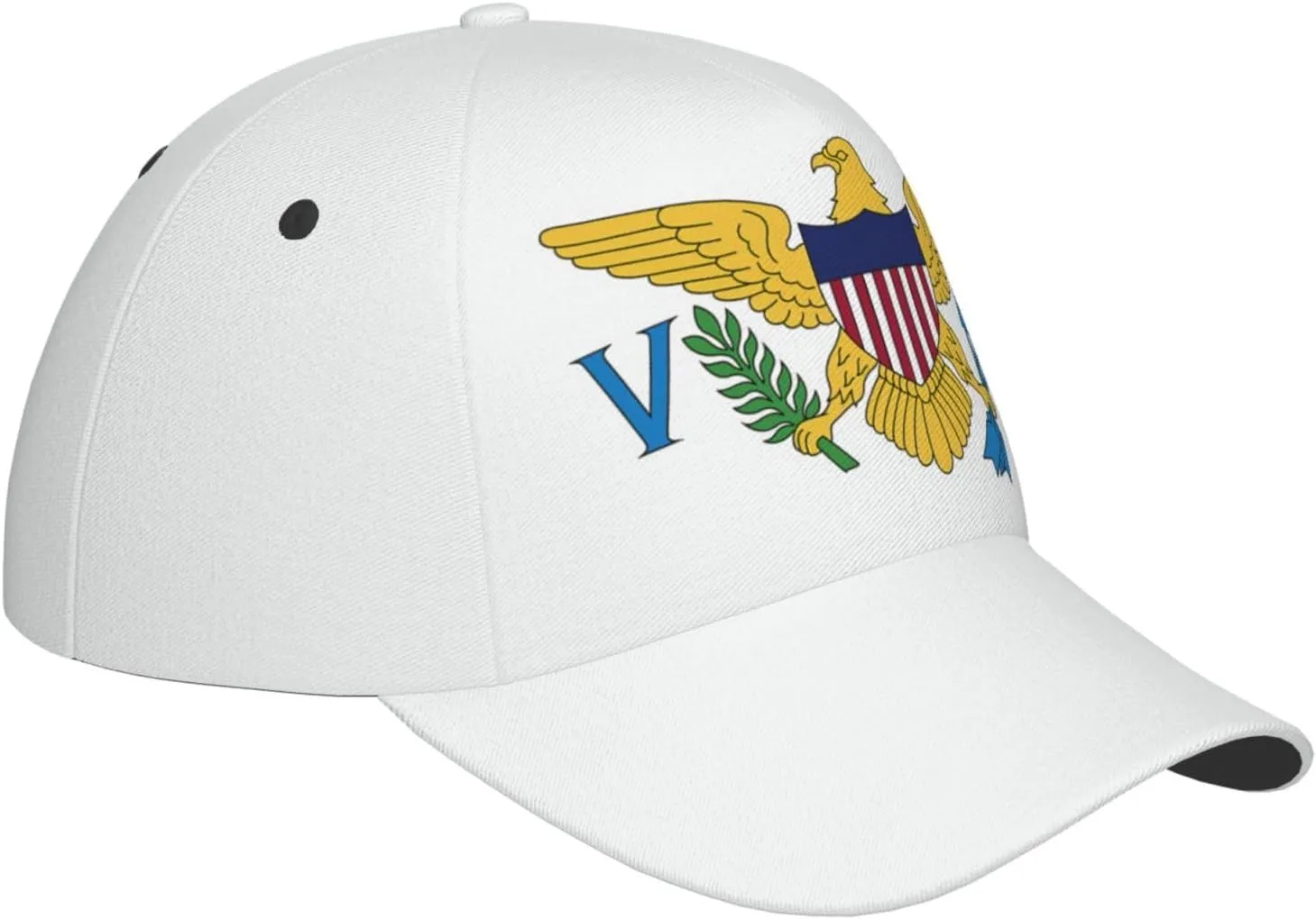 Us Virgin Islands Flag Baseball Hat Beach Sun Hat Travel Flag Hat for Men Women Teens