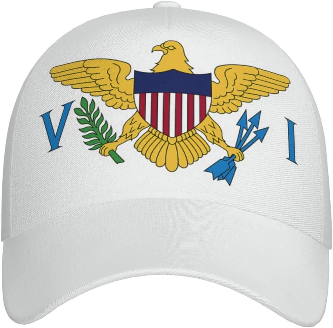 Us Virgin Islands Flag Baseball Hat Beach Sun Hat Travel Flag Hat for Men Women Teens
