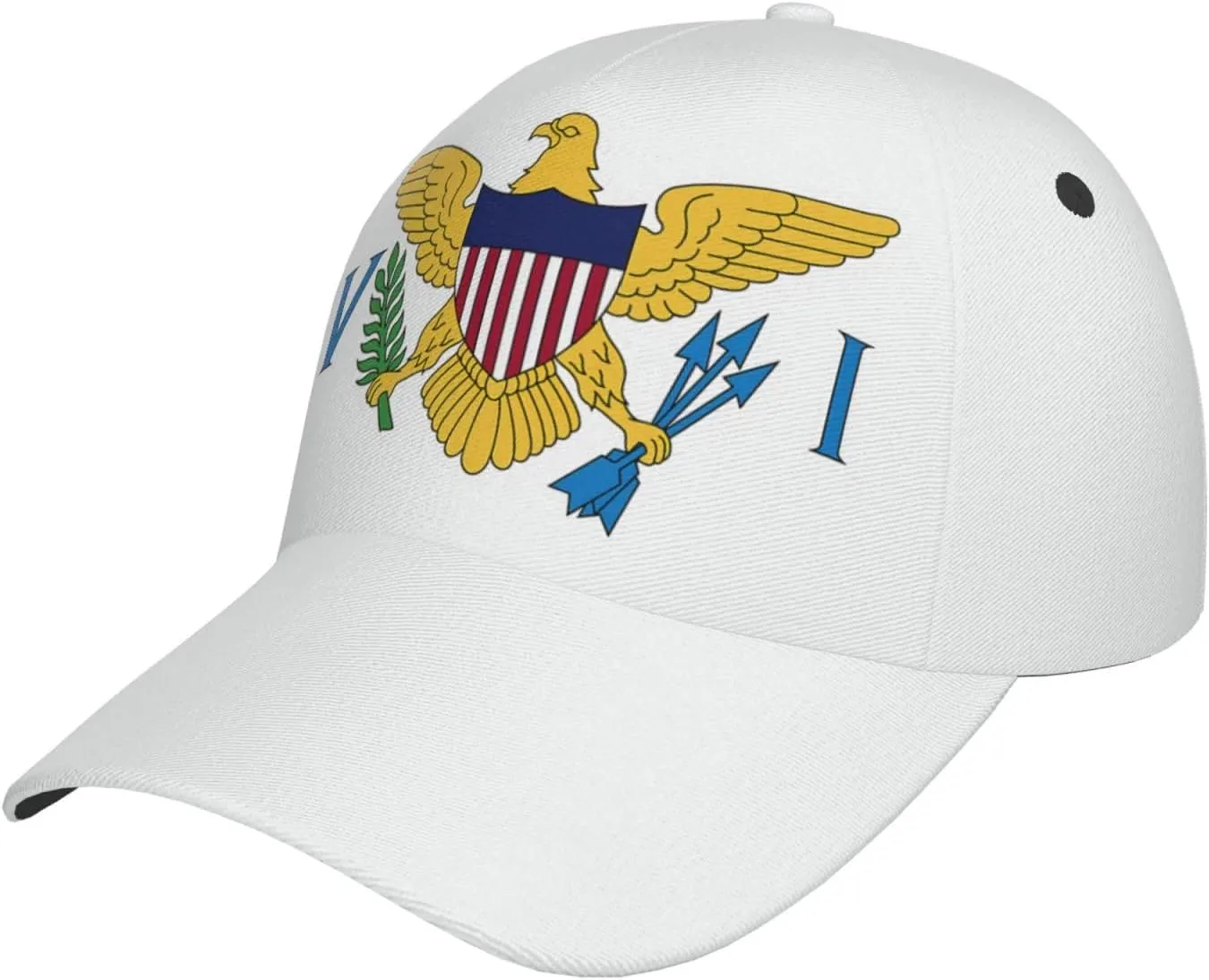 Us Virgin Islands Flag Baseball Hat Beach Sun Hat Travel Flag Hat for Men Women Teens
