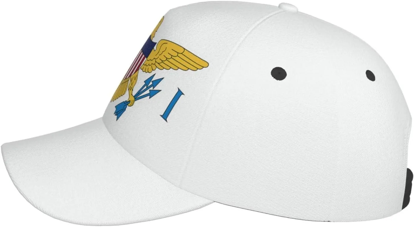 Us Virgin Islands Flag Baseball Hat Beach Sun Hat Travel Flag Hat for Men Women Teens