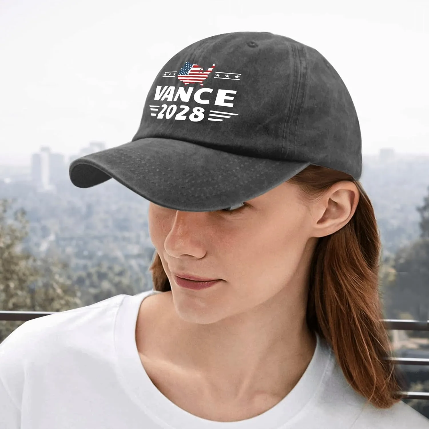 Vance 2028 Cap Women's Hats & Caps Mens Hat Gifts for Men Workout Caps