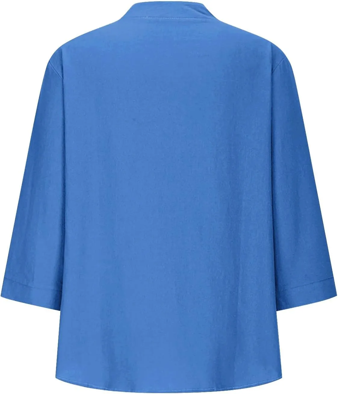 Womens Office Ready Linen Blouses Summer Tops 2025 V Neck Button Down Shirts Casual Tunic Work Vacation Wear