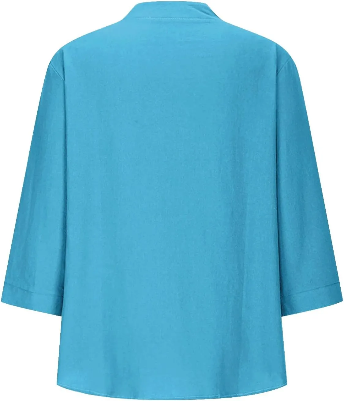 Womens Office Ready Linen Blouses Summer Tops 2025 V Neck Button Down Shirts Casual Tunic Work Vacation Wear